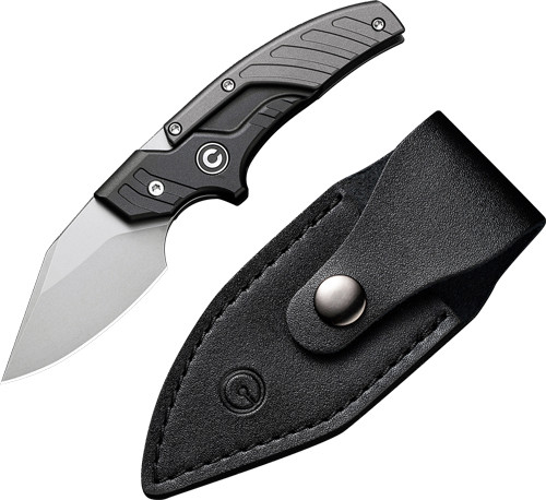 CIVIVI KNIFE TYPHOEUS 2.27" | BLACK/GRAY ALUMINUM/STONEWASH | C210363