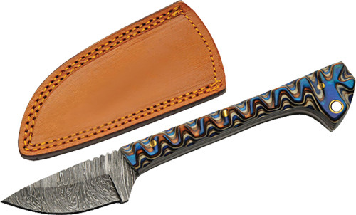 SZCO RITE EDGE 6.5" BLUE | CAPING KNIVE LEATHER SHEATH | DM1320BL