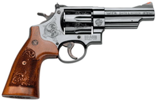 S&W 29 44MAG 4" AS 6-SHOT | BRIGHT BLUED MACHINE ENGRAVED | G150783