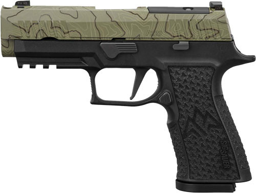 SIG P320 XTEN ENDURE 10MM 3.8" | (3)15RD LXG GRIP MOSS GREEN | G320XCA10COMPCW