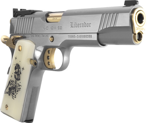 GIRSAN MC1911S LIBERADORE III | 9MM SKELETON CHROME/GOLD 9RD | G391051