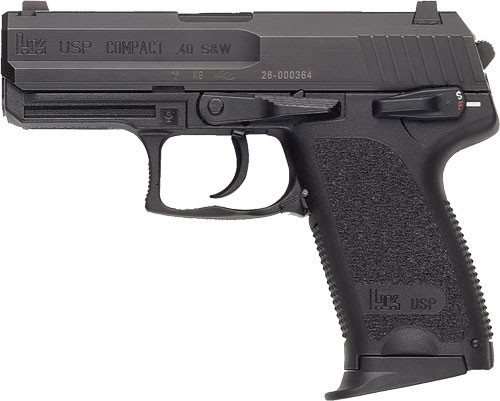 HK USP40 COMPACT V1 DA/SA 40SW | 3.58" BBL 2-10RD BLACK | G81000338 HK USP40 COMPACT V1 DA/SA 40SW | 3.58" BBL 2-10RD BLACK | G81000338