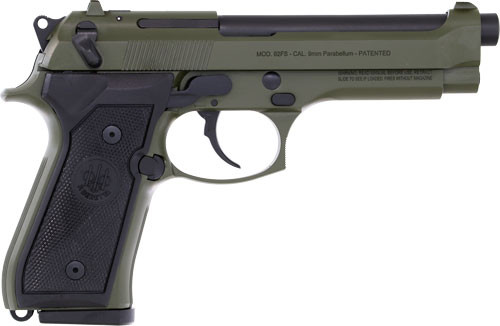 BERETTA 92FS 9MM 4.9" 15RD | OD GREEN | GJ92F300GR15