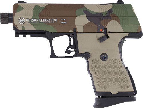 HI-POINT PISTOL YC9 9MM 10RD | 3.93" M81 US WOODLAND CAMO | GYC9M81