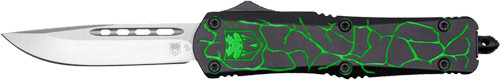 COBRATEC MEDIUM FS-3 OTF | FRACTURED BLACK GREEN 3" D2 | MFRTBLKGRNDNS