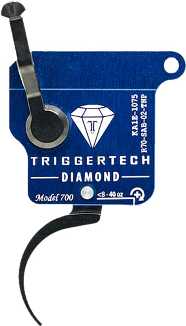TRIGGERTECH REM 700 SINGLE | STAGE ROUGH DIAMOND CURVED | R70SAB02TNP