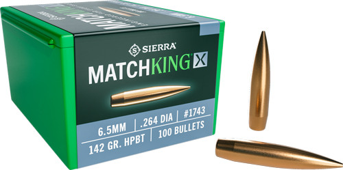 SIERRA BULLETS 6.5MM .264 | 142GR HP-BT MATCHKING X 100CT | S1743