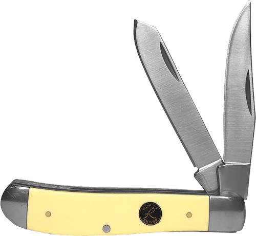 ABKT ROPER PECOS TRAPPER 2.5" | LINER LOCK CREAM HANDLES | RP0008CYD ABKT ROPER PECOS TRAPPER 2.5" | LINER LOCK CREAM HANDLES | RP0008CYD