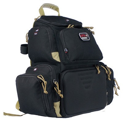 GPS HANDGUNNER BACKPACK BLACK/TAN | 1711 BPBT