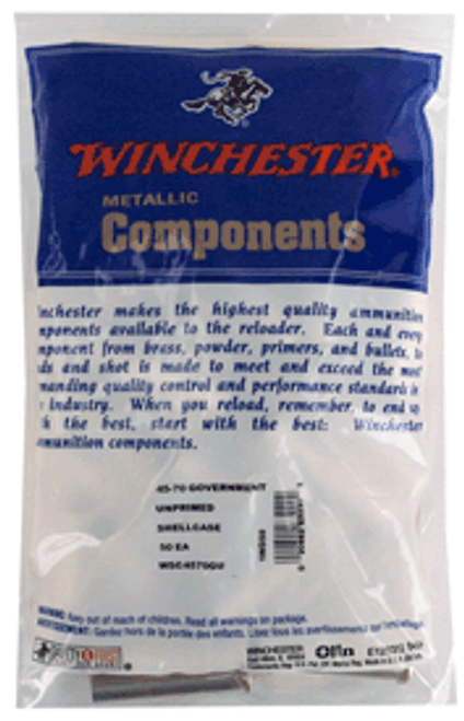 WINCHESTER UNPRIMED CASES | 45-70 GOVT 50 PACK 20PK/CS | WSC4570GU