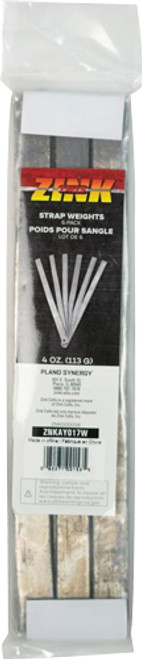 ZINK DECOY STRAP WEIGHTS | 4OZ 6 PACK | ZNKAY017W