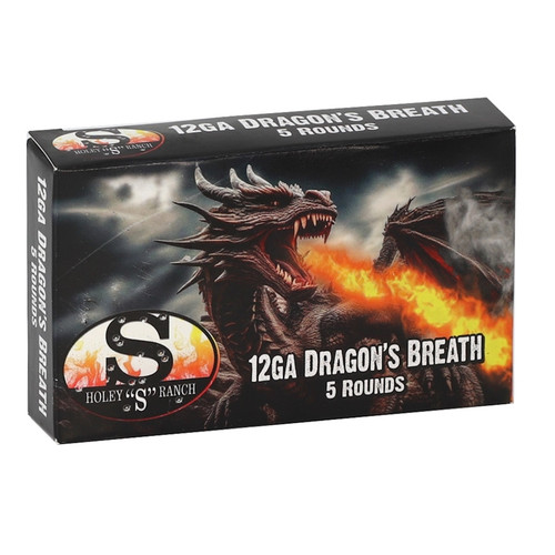Holey "S" Ranch Dragon's Breath 12 Gauge Ammo 2 3/4" 00 Buckshot - HSR12DRAGON