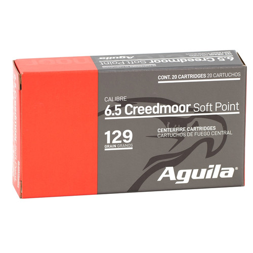 Aguila Interlock 6.5 Creedmoor Ammo 129 Grain Soft Point Boat Tail - 81489AG Aguila Interlock 6.5 Creedmoor Ammo 129 Grain Soft Point Boat Tail - 81489AG