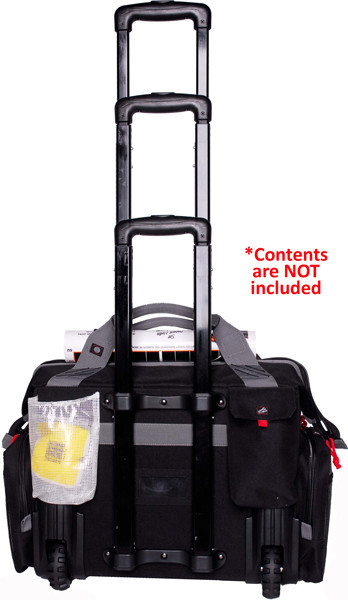 GPS ROLLING RAGNE BAG W/ TELE- SCOPING HANDLE BLACK | 2215RB