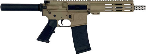 GLFA AR15 PISTOL 223 WYLDE 7.5" STAINLESS BBL FDE | GL15223SSPFDE