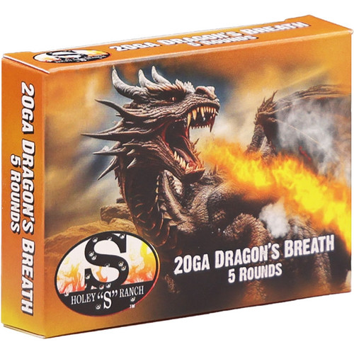 Holey “S” Ranch Dragon’s Breath 20 Gauge Ammo Incendiary Metal Compound - HSR20DRAGON Holey “S” Ranch Dragon’s Breath 20 Gauge Ammo Incendiary Metal Compound - HSR20DRAGON