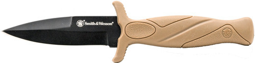 SMITH & WESSON KNIFE FDE BOOT KNIFE 2.75" BLADE W/FDE SHEATH & CLIP | 1100073