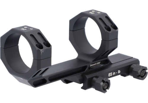 ALPHA MSR SCOPE MOUNT 34MM BLK