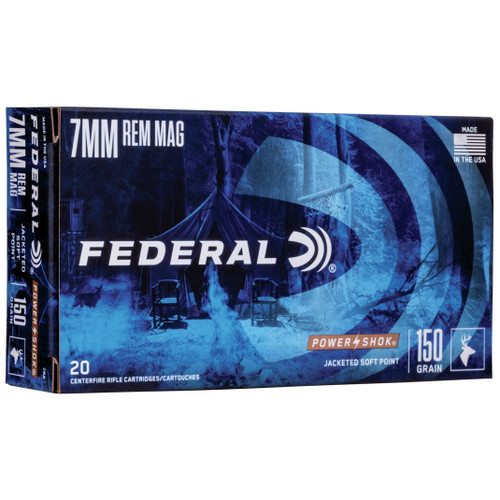 FED POWER-SHOK 7MMREM 150GR SP 20/10