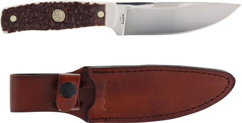 UNCLE HENRY KNIFE NEXT GEN STAGLON 4.6" BLD W/LTHR SHTH UNCLE HENRY KNIFE NEXT GEN STAGLON 4.6" BLD W/LTHR SHTH