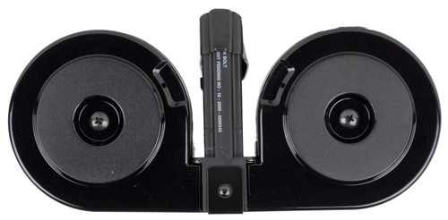 RWB DRUM AR-15 5.56 BLK WITH BLACK COVER 100RD