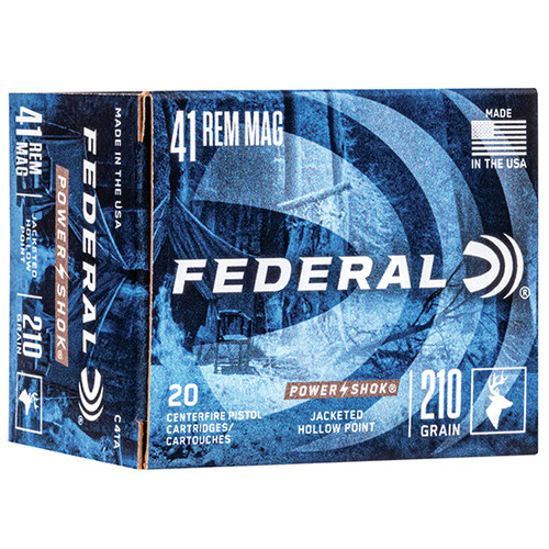 FED CLASSIC 41MAG 210GR HI-SHOK JHP 20/25