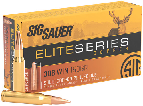 SIG AMMO 308WIN 150GR ELITE HUNTING HT 20/10