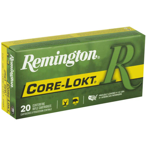 REMINGTON R250SV 250 SAV 100GR CORE-LOKT PSP 20 RD/BX 10 BX/CS