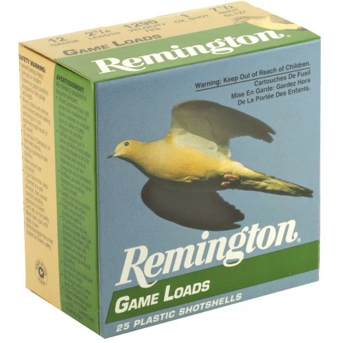 REMINGTON 12GA 2-3/4IN 1OZ 7.5 25 RD/BX 10 BX/CS