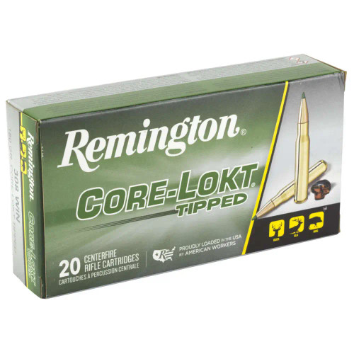 REMINGTON RT308WC 308 WIN 180GR CORE-LOKT TIPPED 20 RD/BX 10 BX/CS