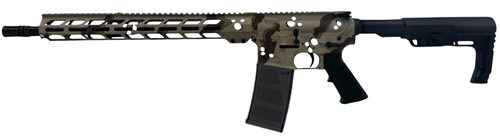 POF P-15 BASE RIFLE CHOCOLATE CHIP 5.56 16.5"BBL, 15"MLOK RAIL, DIRECT IMPENGMENT 1-30RD MAGAZINE