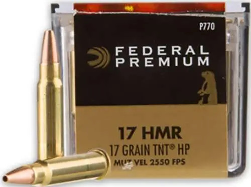 FEDERAL 17 HMR 17GR SPEER TNT "V-SHOK" 50 RD/BX 60 BX/CS