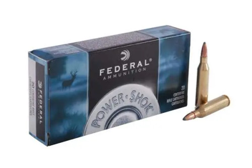 FEDERAL 7MM-08 REM 150GR POWER-SHOK SP 20 RD/BX 10 BX/CS