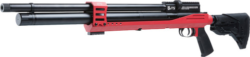 JTS AIRACUDA  PCP .25 CAL ALUMINUM CHASSIS 2-10RD RED