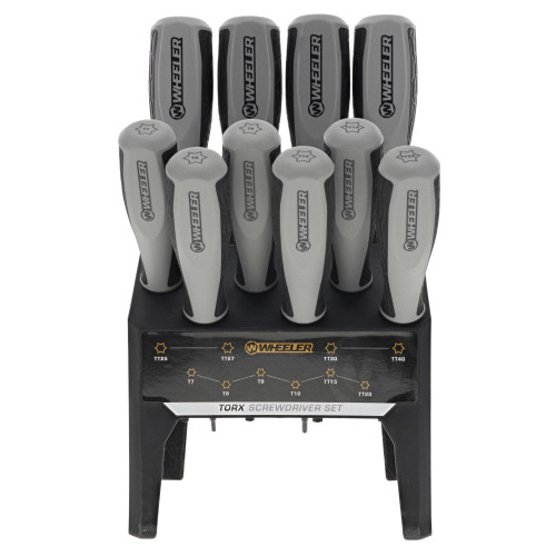WHEELER 10PC TORX BENCH DRIVER SET