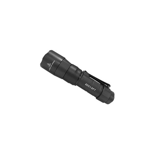 HIGH CANDELA EVERYDAY CARRY LED FLASHLIGHT - BLACK, 650 LUMENS, 95000 CANDELA