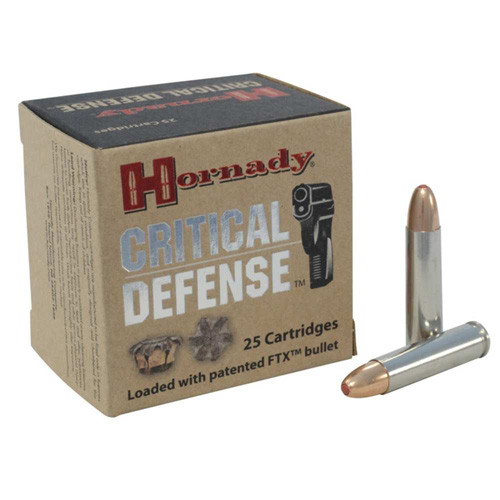CRITICAL DEFENSE AMMUNITION - 30 CARBINE, 110 GR, FTX, 2000 FPS, 25/BX