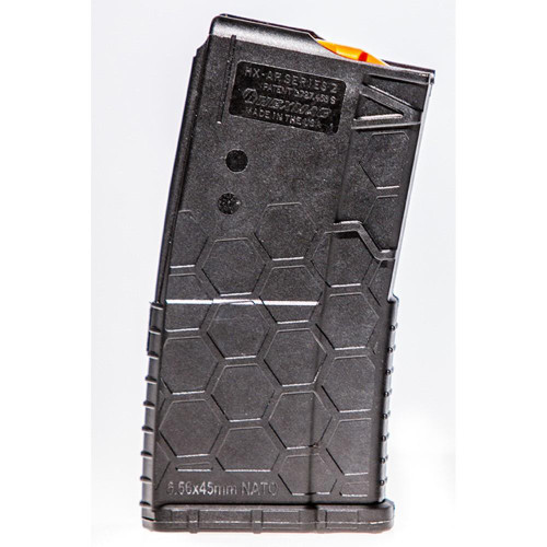 Sentry Hexmag AR-15/M4/M16 Shorty Rifle Magazine Black with Orange .223/5.56x45mm 20/rd