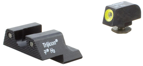Trijicon HD Night Sight Set - Yellow Front Outline for Glock Pistols 42 & 43