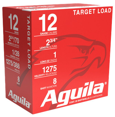 AGU TARGET LOAD 12GA 2.75 1OZ #8 25/10