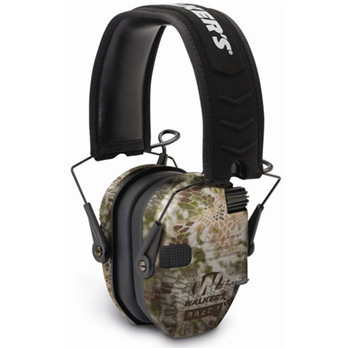 RAZOR SLIM LOW PROFILE ELECTRONIC EARMUFF - KRYPTEK CAMO