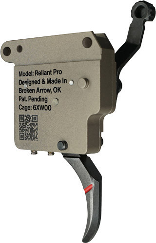 RISE TRIGGER RELIANT PRO REM 700 1-3LB PULL CURVED FDE/BLK