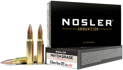 NOS AMMO 6.8SPC 115GR MATCH RDF HPBT 20/10