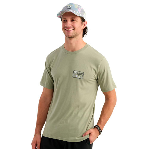 Huk Born Wave Short Sleeve Shirt Seagrass 2XL