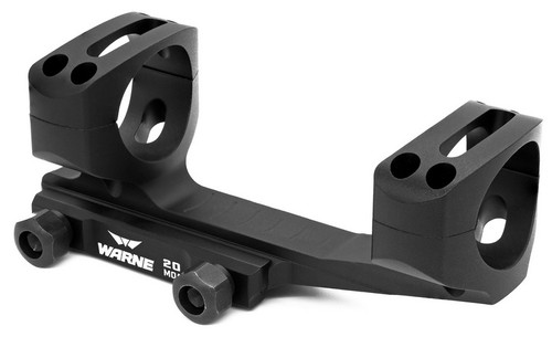 WARNE X-SKEL MOUNT 34MM 20MOA PICATINNY BLACK
