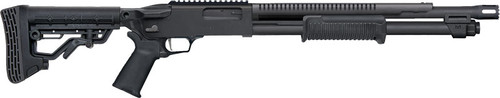 MOSSBERG 590R TACTICAL 12GA 18.5" 6RD ADJ STK CYL