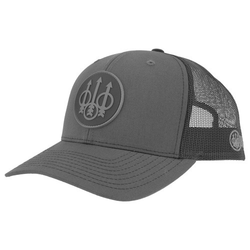 JS TRUCKER HAT - MEN'S, CHARCOAL/BLACK, FITS ALL