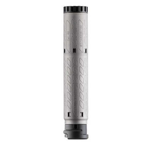 B&T SQD9 Print-X RBS Quick Attach Suppressor 9mm Luger Titanium 8.2" Length Gray Finish