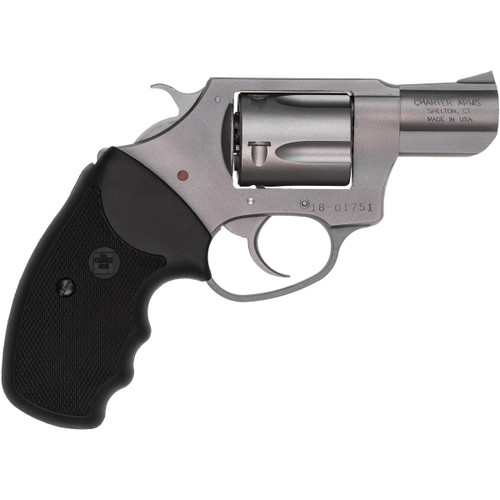 Charter Arms Undercover Full Size Handgun .38 Spl 5rd Capacity 2" Barrel Silver with Black Grip - Refurbished