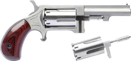 NAA SIDEWINDR 22LR/22WMR 2.5 SWINGOUT CYLINDER S/S MAT WD !